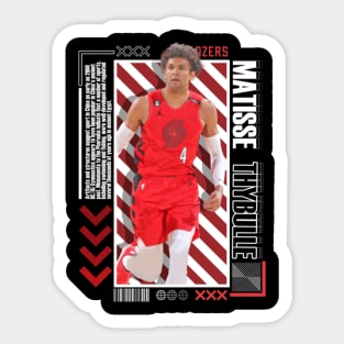 Matisse Thybulle Paper Poster Version 10 Sticker